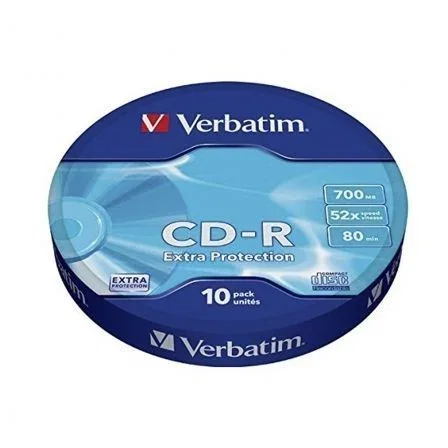 Verbatim CD-R Datalife 700MB 52x (10 unidades)